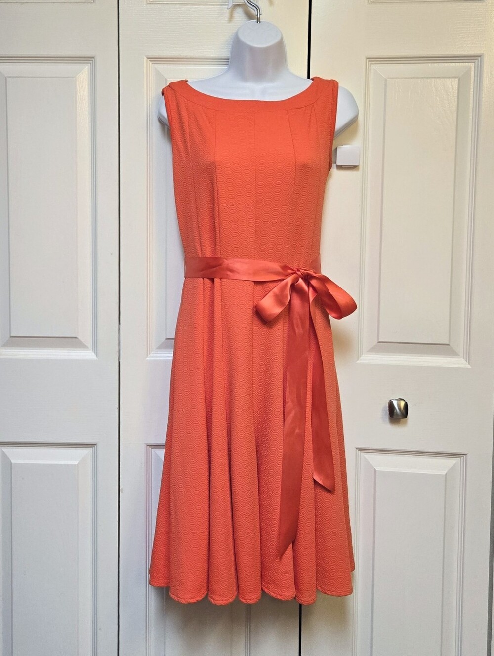 Haani Orange Dress Flair Bottom